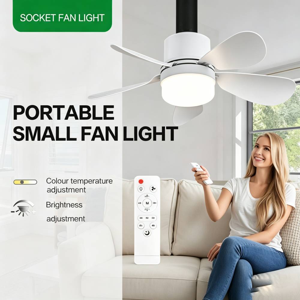 Home Lighting And Decor - Ventilateur de plafond avec télécommande, petit
