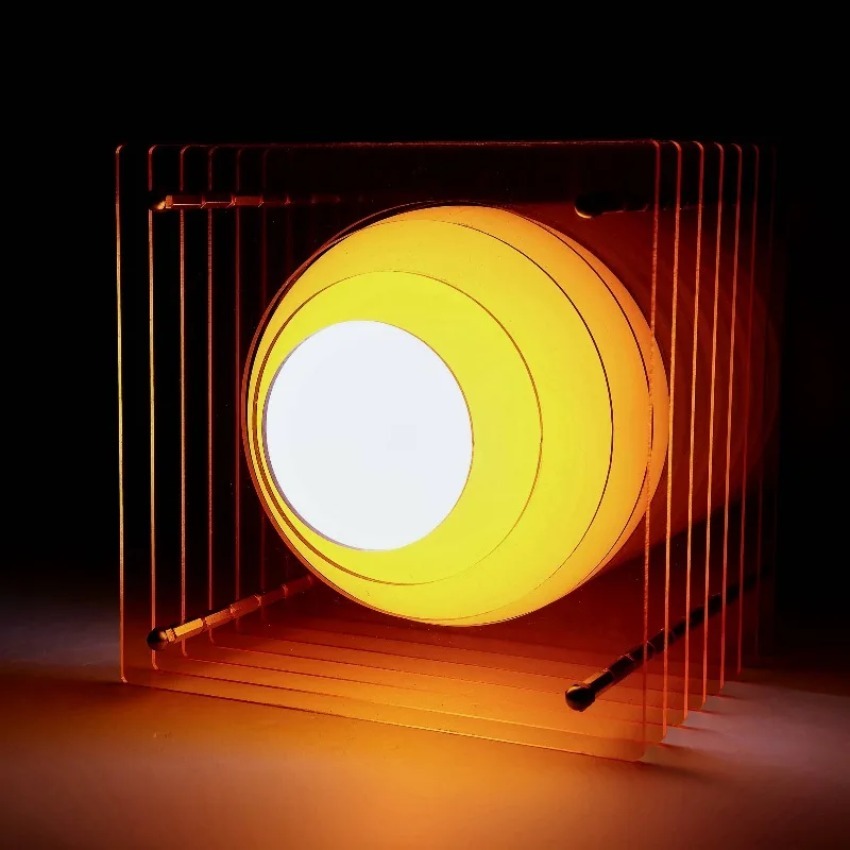 Home Lighting And Decor - Lampe lunaire en acrylique à mille