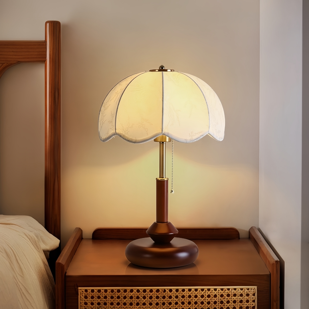 Home Lighting And Decor - Lampe de table vintage à abat-jour