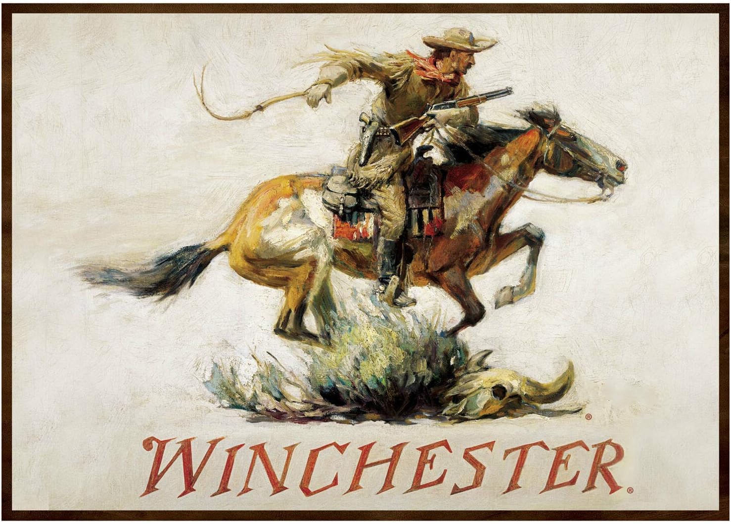 Office Lighting Decor - Plaque en métal vintage décorative Winchester