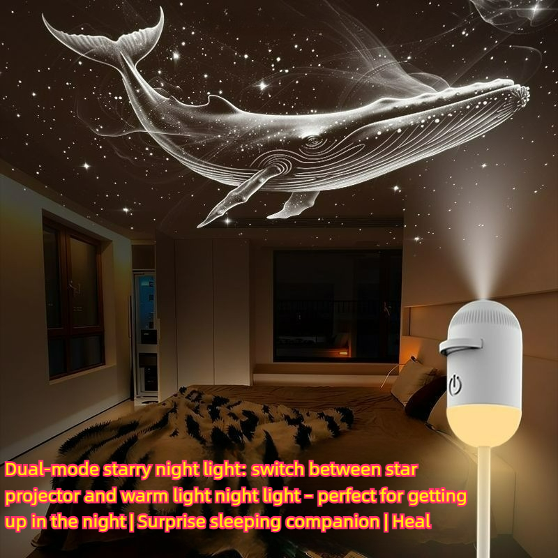 Decor Lighting Fixtures - Mini projecteur d'étoiles 2-en-1 avec 10