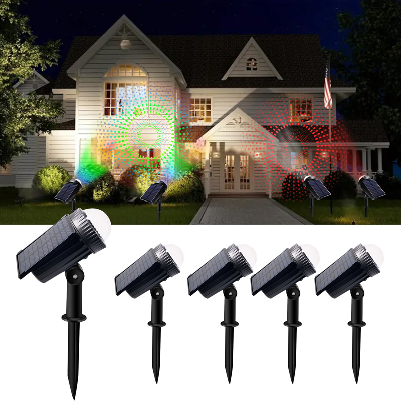 Wall Decor Lighting Tree - Projection solaire extérieure goutte à goutte