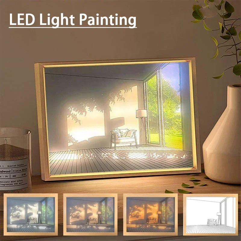 Lighting Room Decor Photo - Lumière LED décorative peinture prise USB