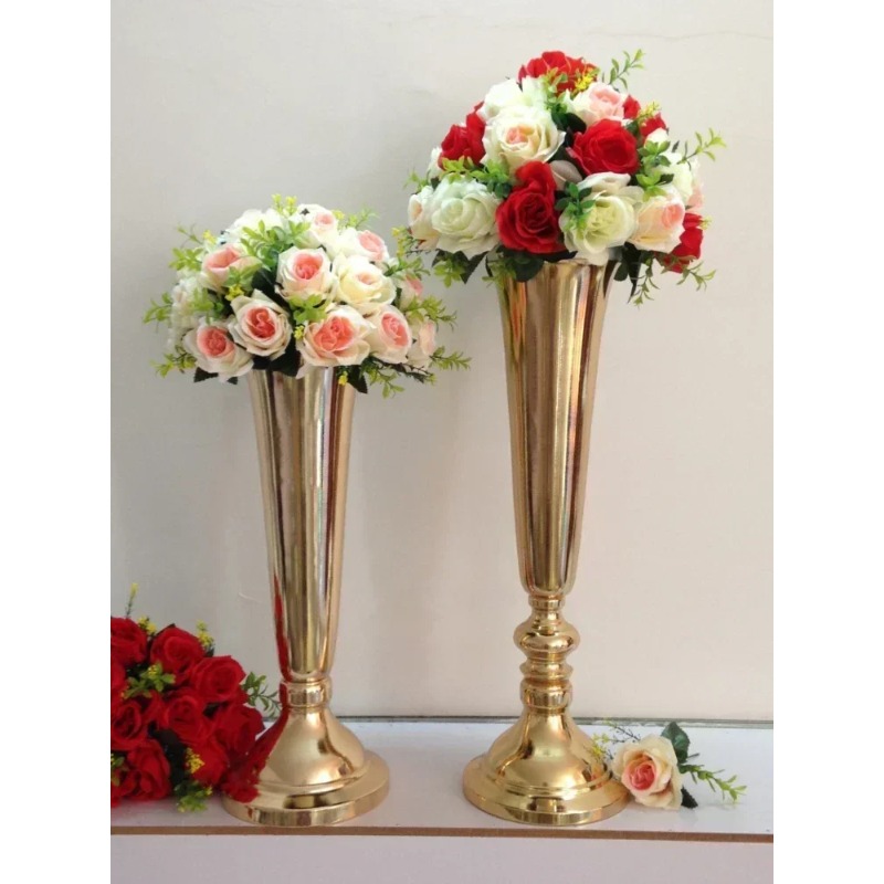 Home Decor Lighting Manufacturer - Vase en métal électroplaqué de luxe