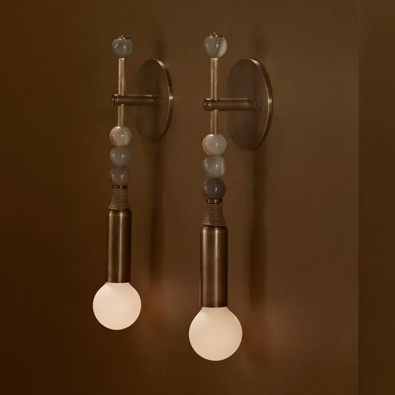 Home Lighting And Decor - Applique Murale Nordique Vintage en Laiton