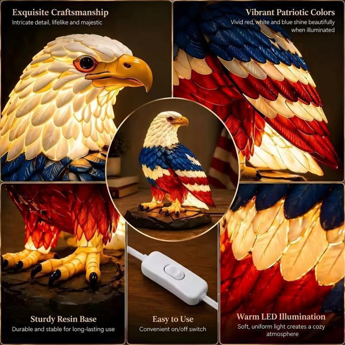 Home Decor Lighting Manufacturer - Lampe de table en résine PHONE&GEAR