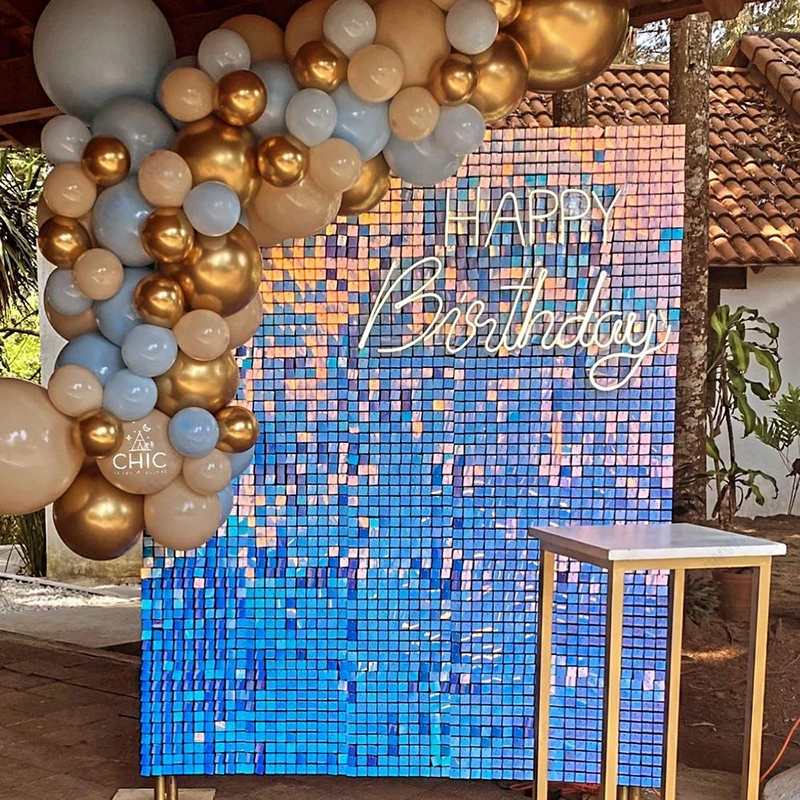 12 pièces or clair miroitant m - Lighting Room Decor Photo avis et prix