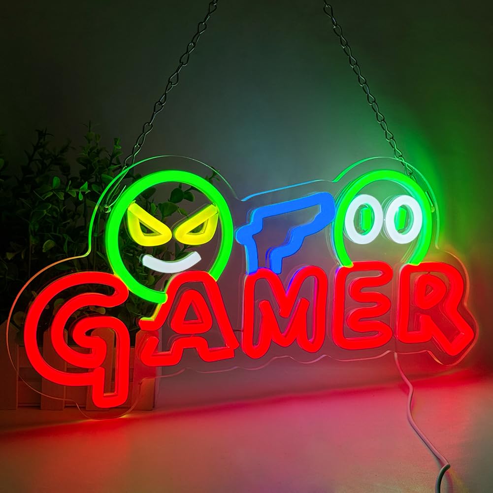 Enseigne néon LED Gamer, Lampe - Lighting Christmas Decor avis et prix