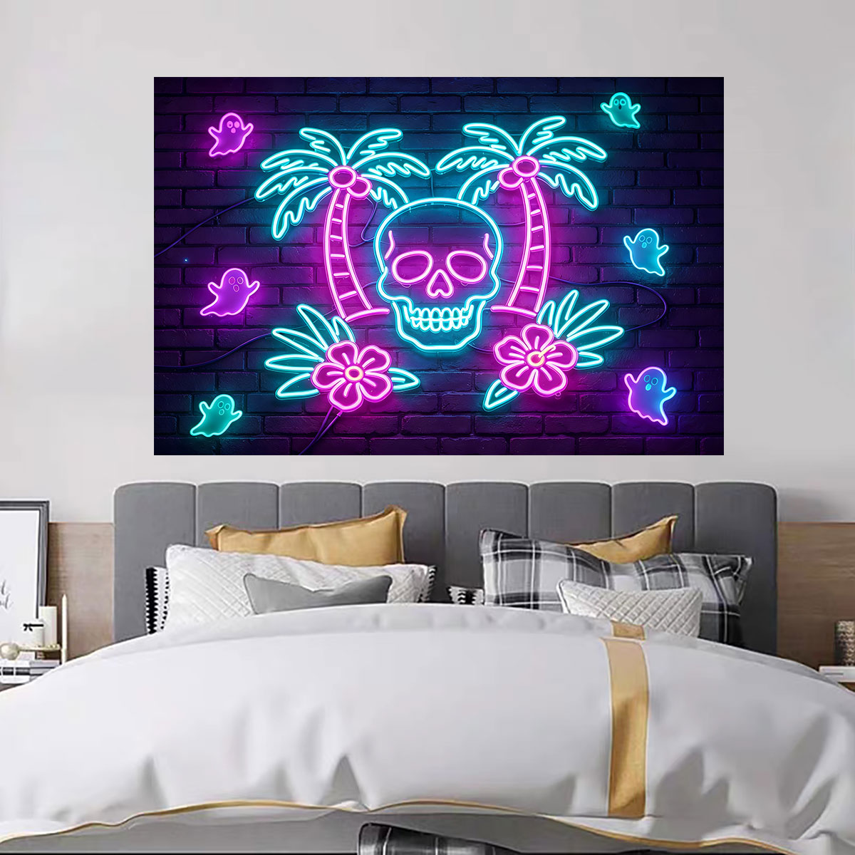 Autocollant mural néon palmier - Wall Decor Lighting Tree avis et prix