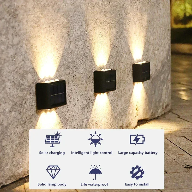 Lampe solaire LED extérieure é - Garden Lighting Decor avis et prix