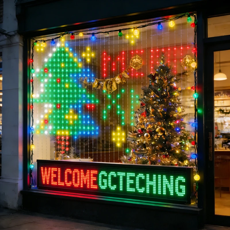 Rideaux lumineux intelligents  - Lighting Christmas Decor avis et prix