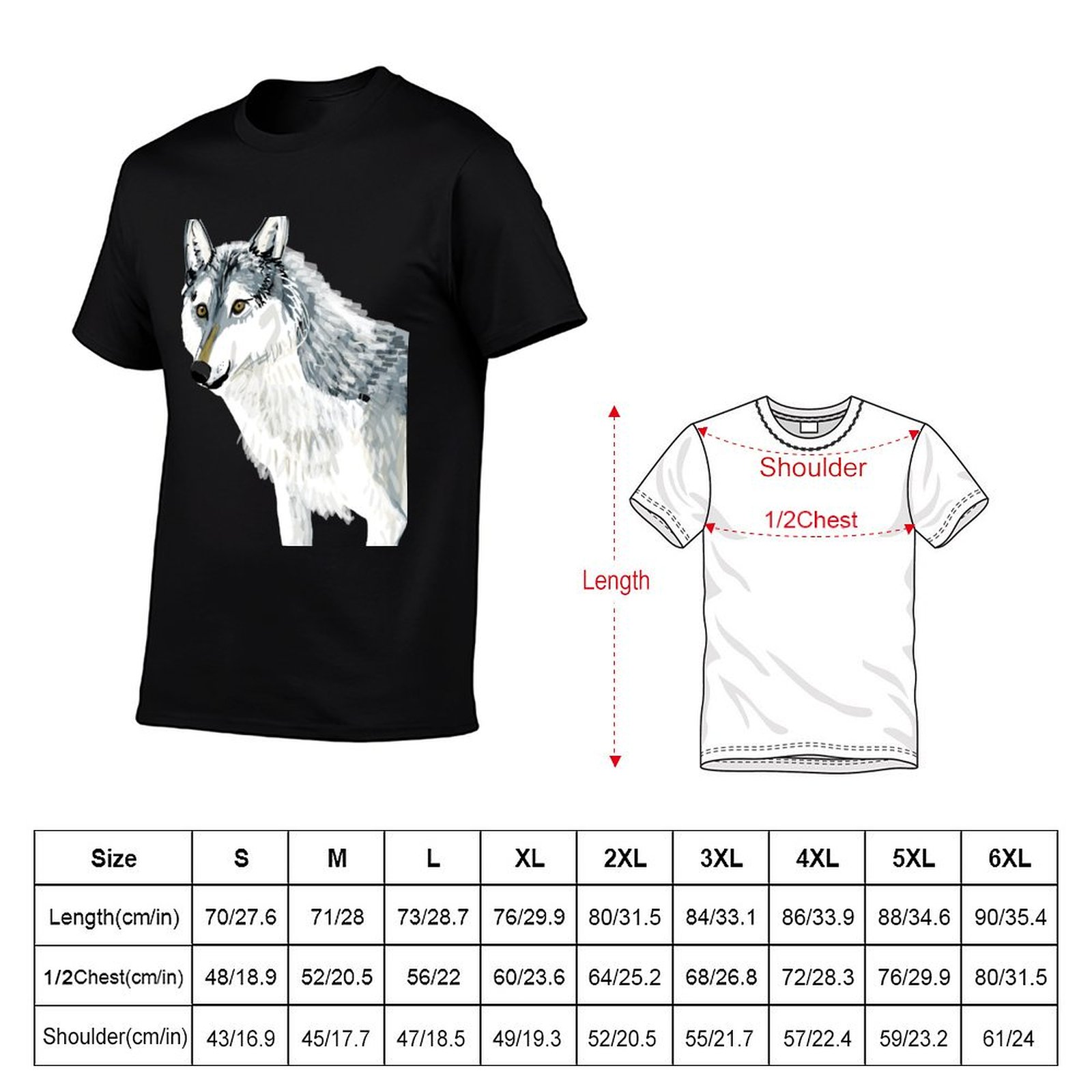 Totem Alberta Wolf T-Shirt déc - Alberta Lighting & Decor Photos avis et prix