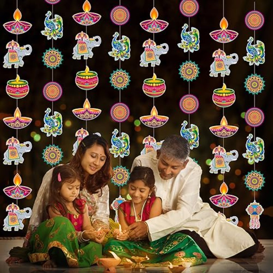 8 pièces de décorations suspen - Lighting Decoration For Diwali avis et prix