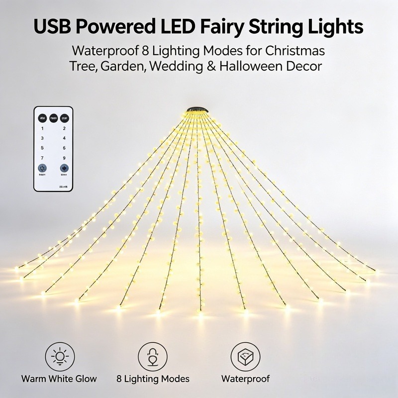 Guirlandes lumineuses LED USB, - Garden Lighting Decor avis et prix