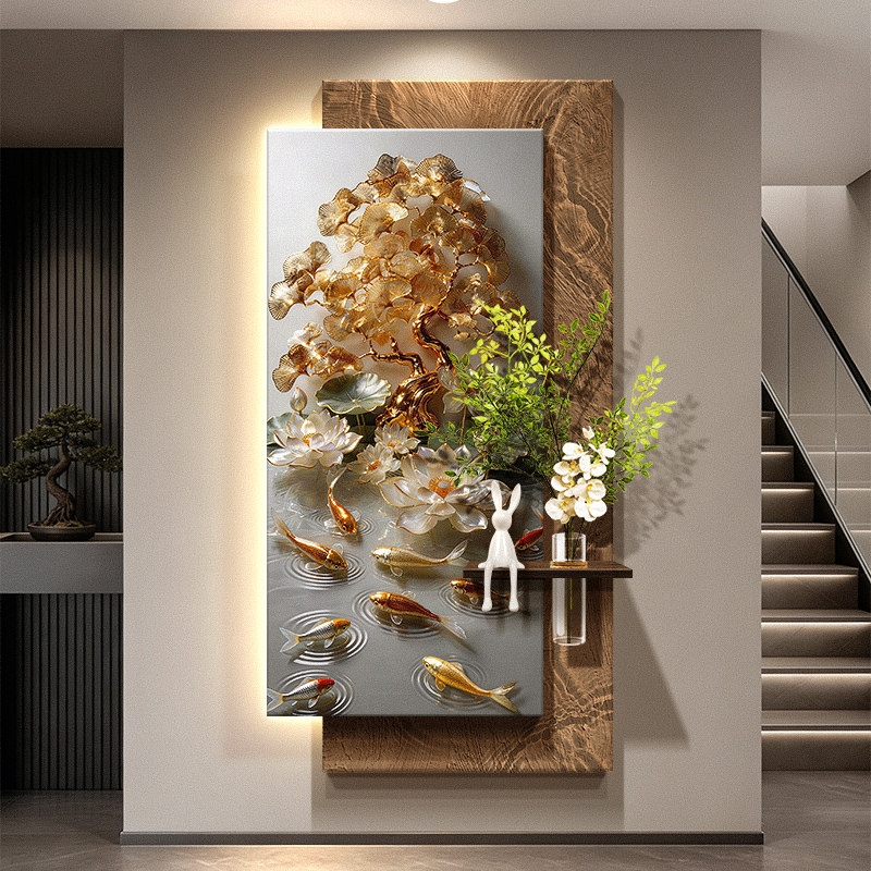 Tableau décoratif d'entrée 'Ni - Wall Decor Lighting Tree avis et prix