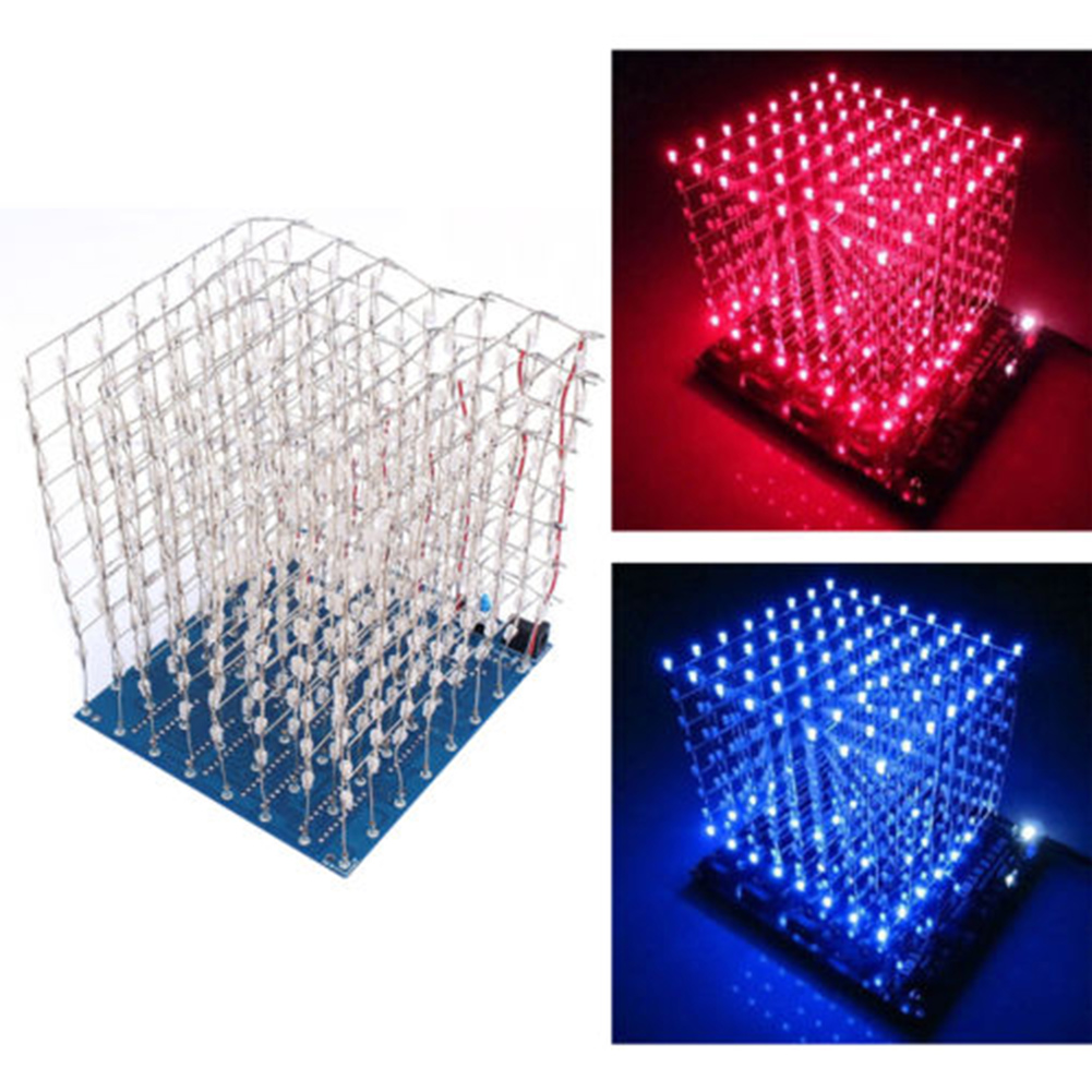 Kit de lumière LED 3D carré 8x - Home Decor Lighting Manufacturer avis et prix