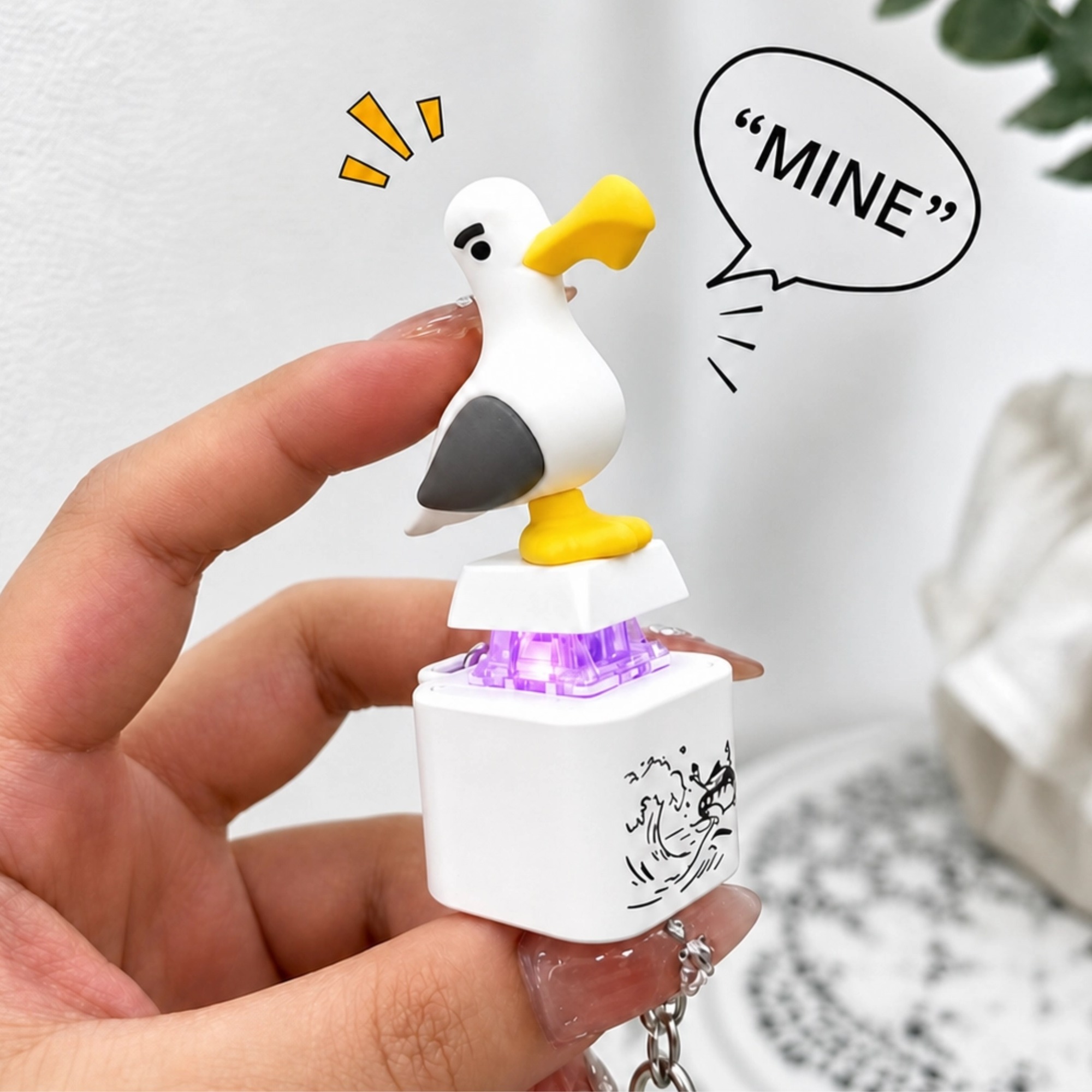1pc Porte-clés Seagull Mine So - Lighting Christmas Decor avis et prix