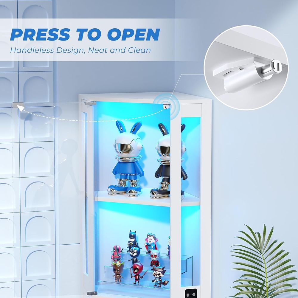 Vitrine en verre de 65 pouces  - Lighting & Home Decor Studio Photos avis et prix