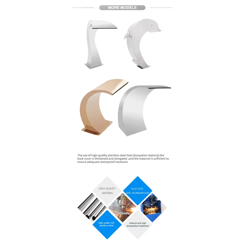 Cascade d'eau LED pour piscine - Home Decor Lighting Manufacturer avis et prix