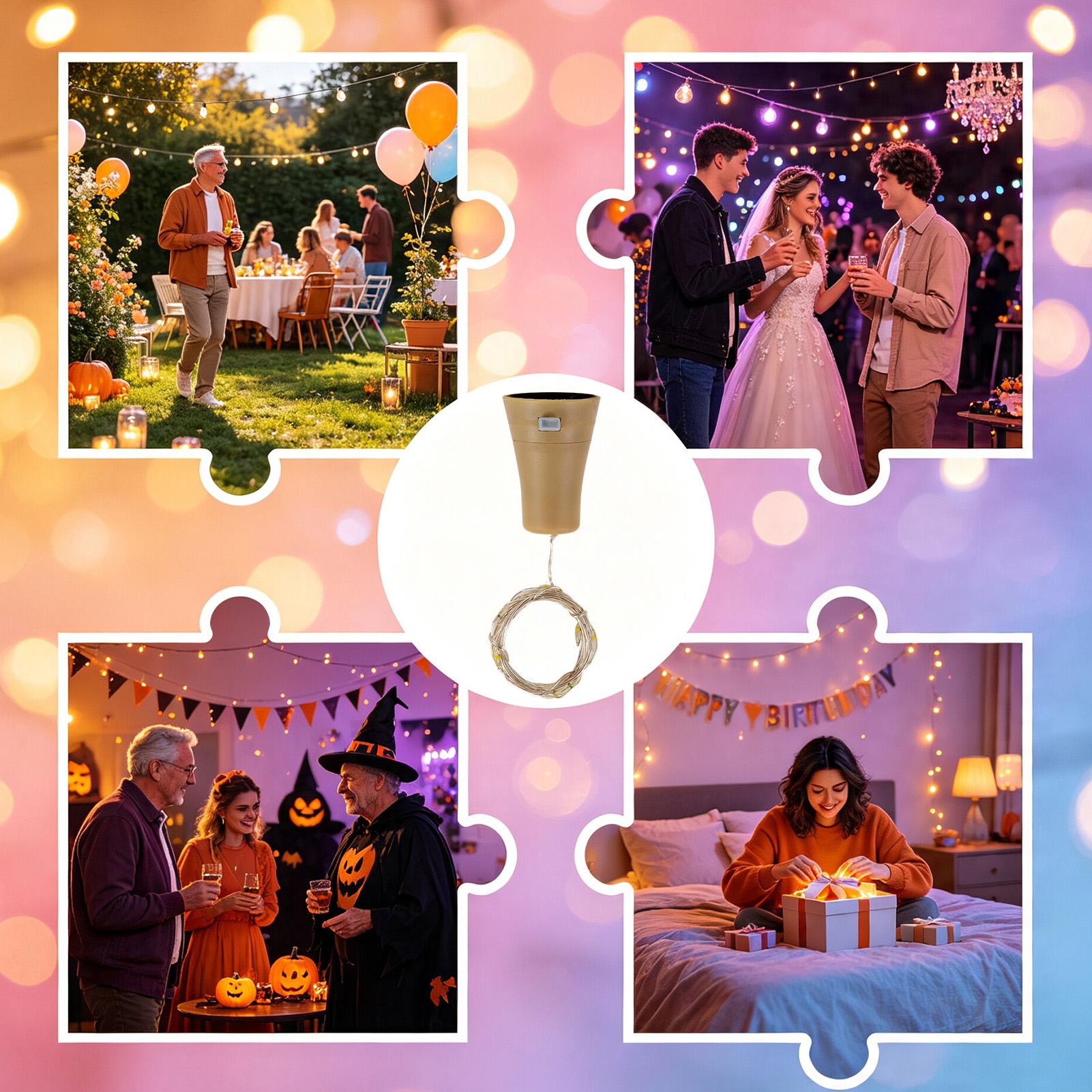 Lumières en liège pour bouteil - Garden Lighting Decor avis et prix