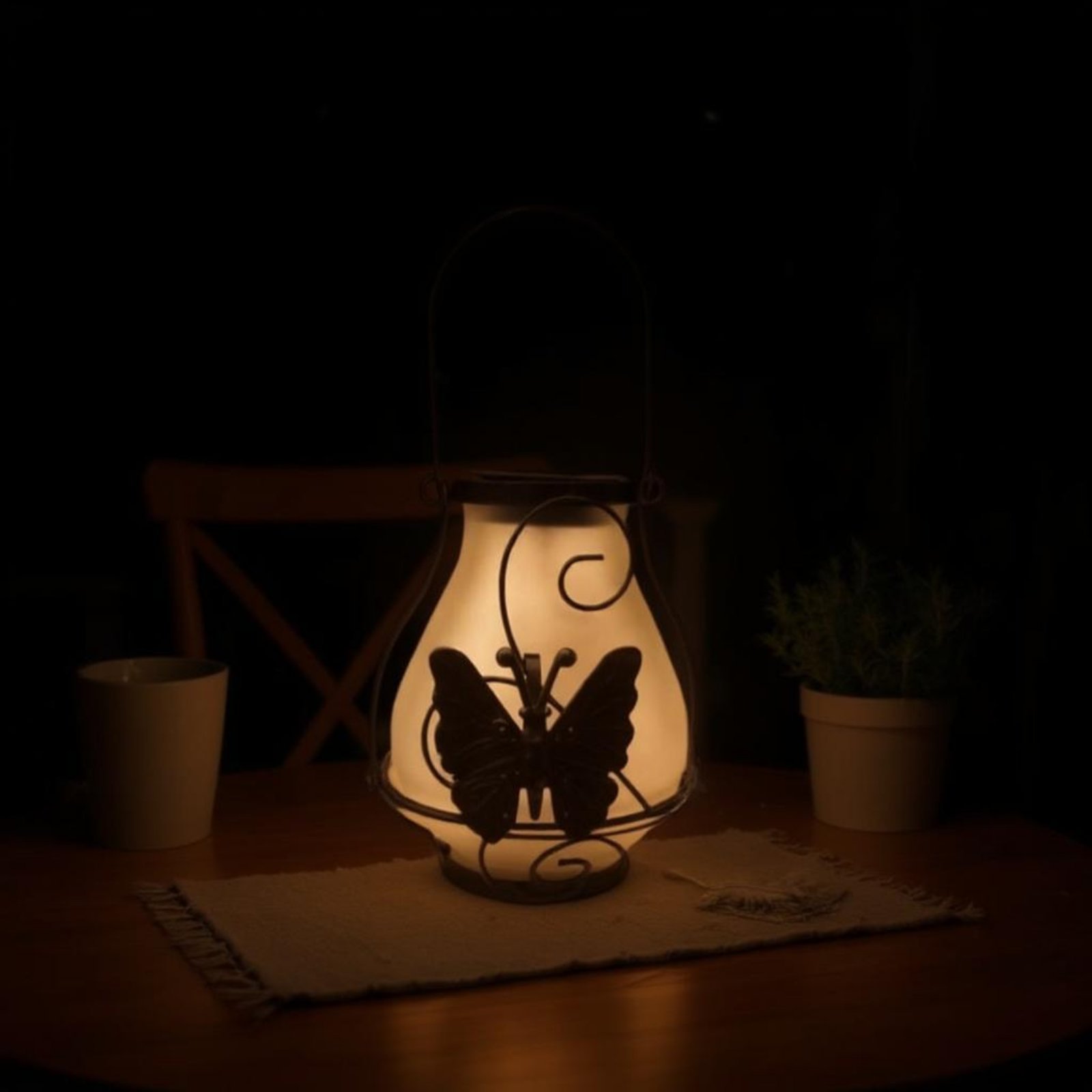 Lanterne solaire en forme de p - Garden Lighting Decor avis et prix