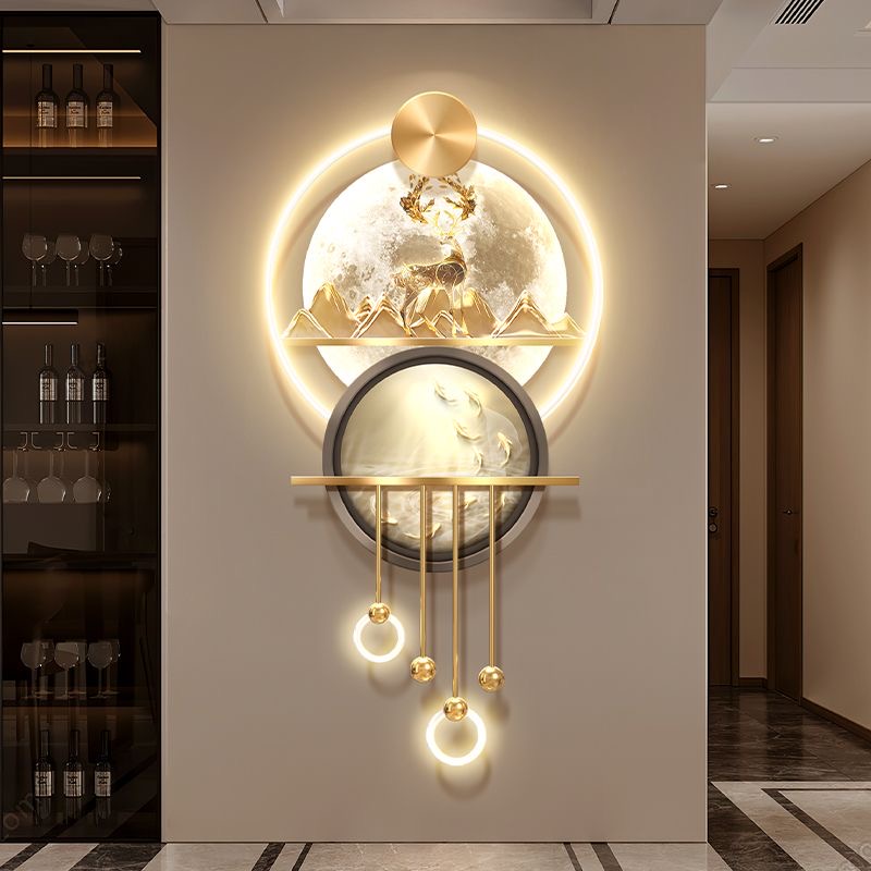 nq- Peinture décorative murale - Wall Decor Lighting Tree avis et prix