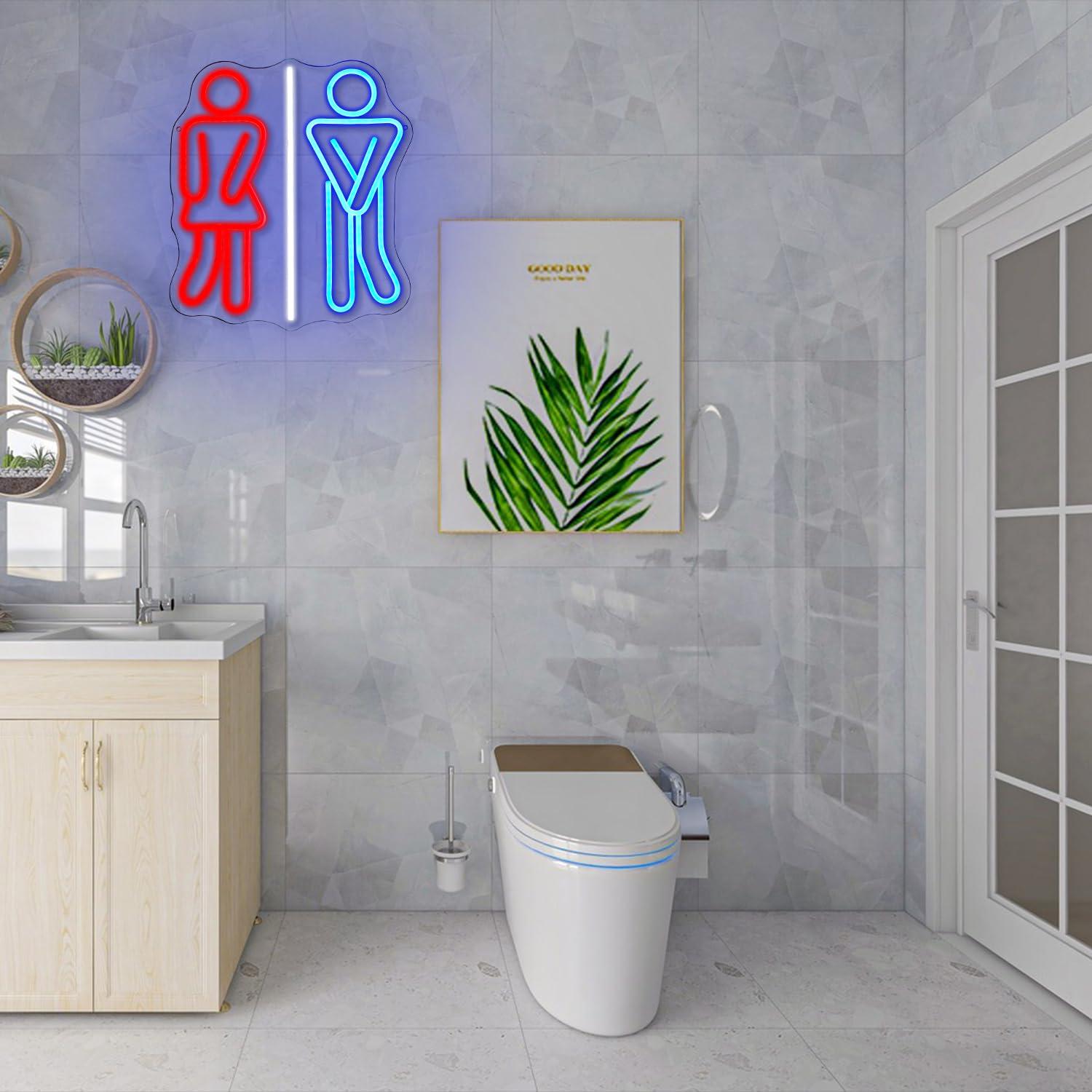 Enseignes néon pour toilettes, - Office Lighting Decor avis et prix