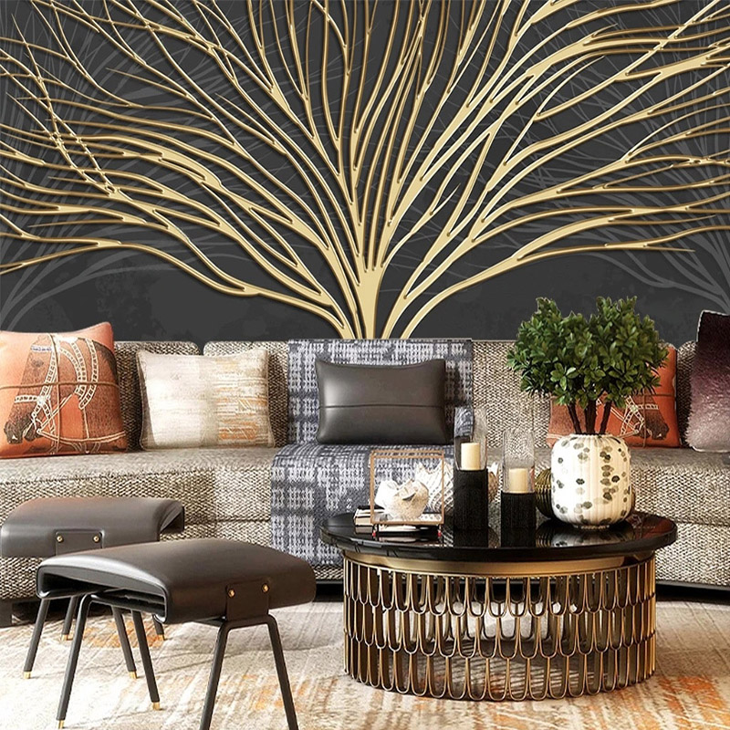 Papier peint mural personnalis - Wall Decor Lighting Tree avis et prix