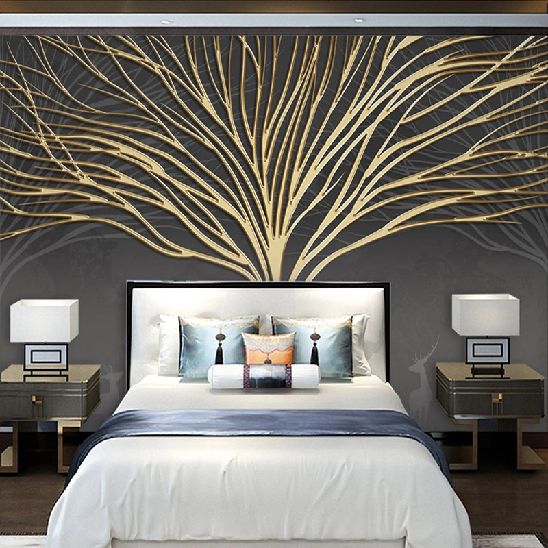 Papier peint mural personnalis - Wall Decor Lighting Tree avis et prix