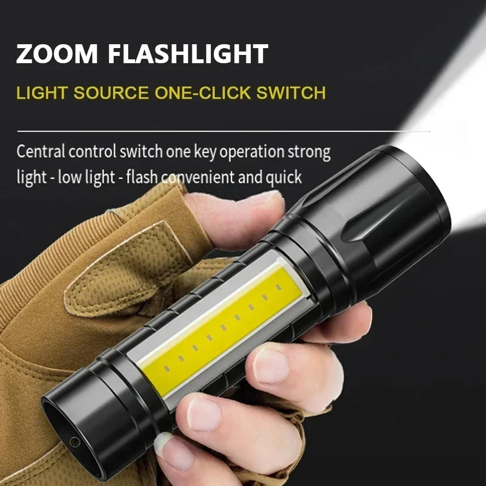 Lampe de poche Portable COB +  - Lighting Christmas Decor avis et prix