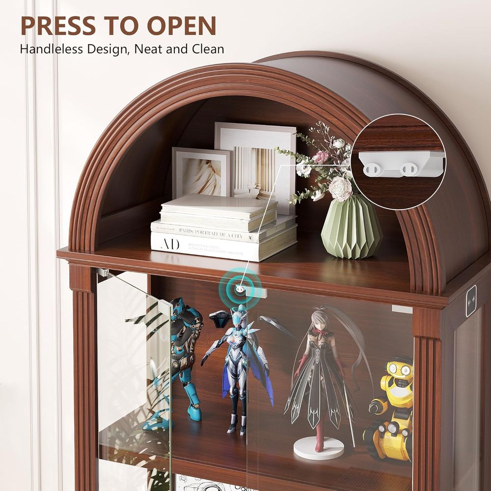 Vitrine avec porte en verre et - Lighting & Home Decor Studio Photos avis et prix