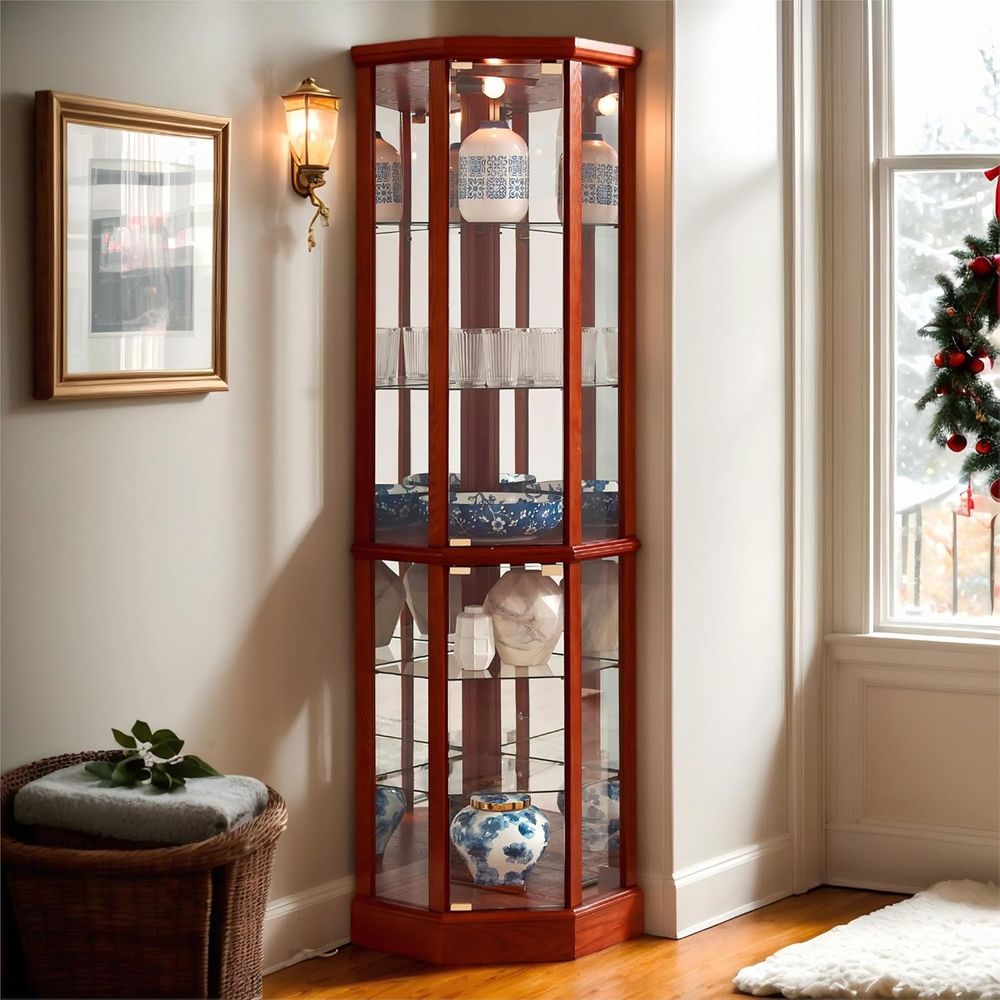 Vitrine éclairée en verre de 7 - Lighting & Home Decor Studio Photos avis et prix