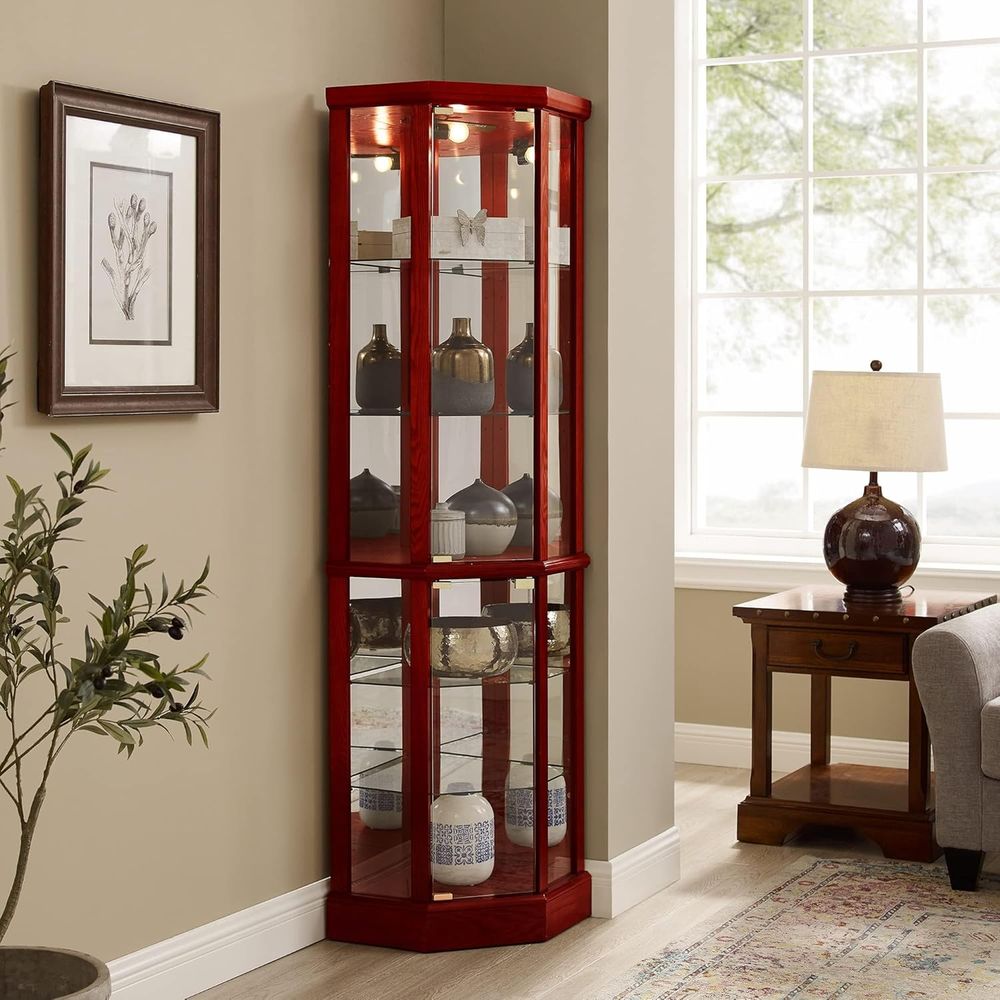 Vitrine éclairée en verre de 7 - Lighting & Home Decor Studio Photos avis et prix