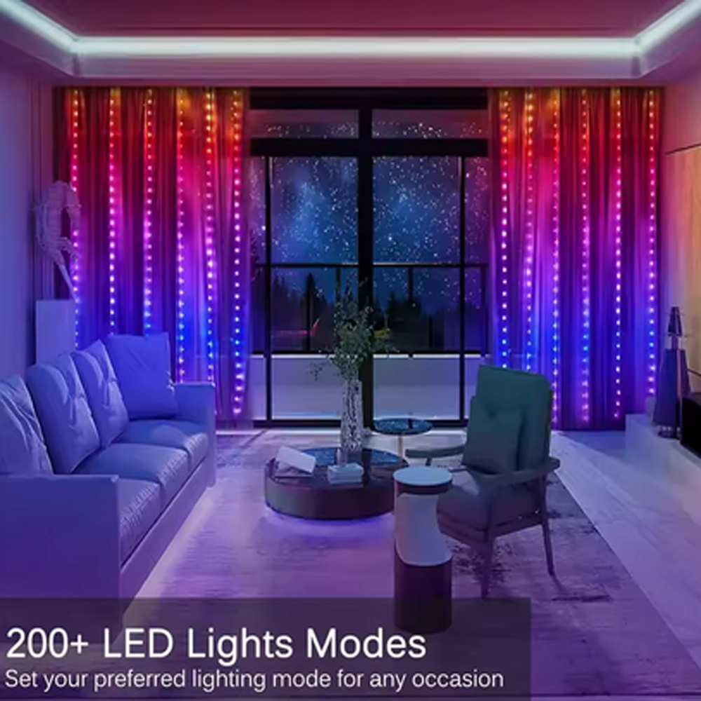 Rideau lumineux LED intelligen - Lighting Christmas Decor avis et prix