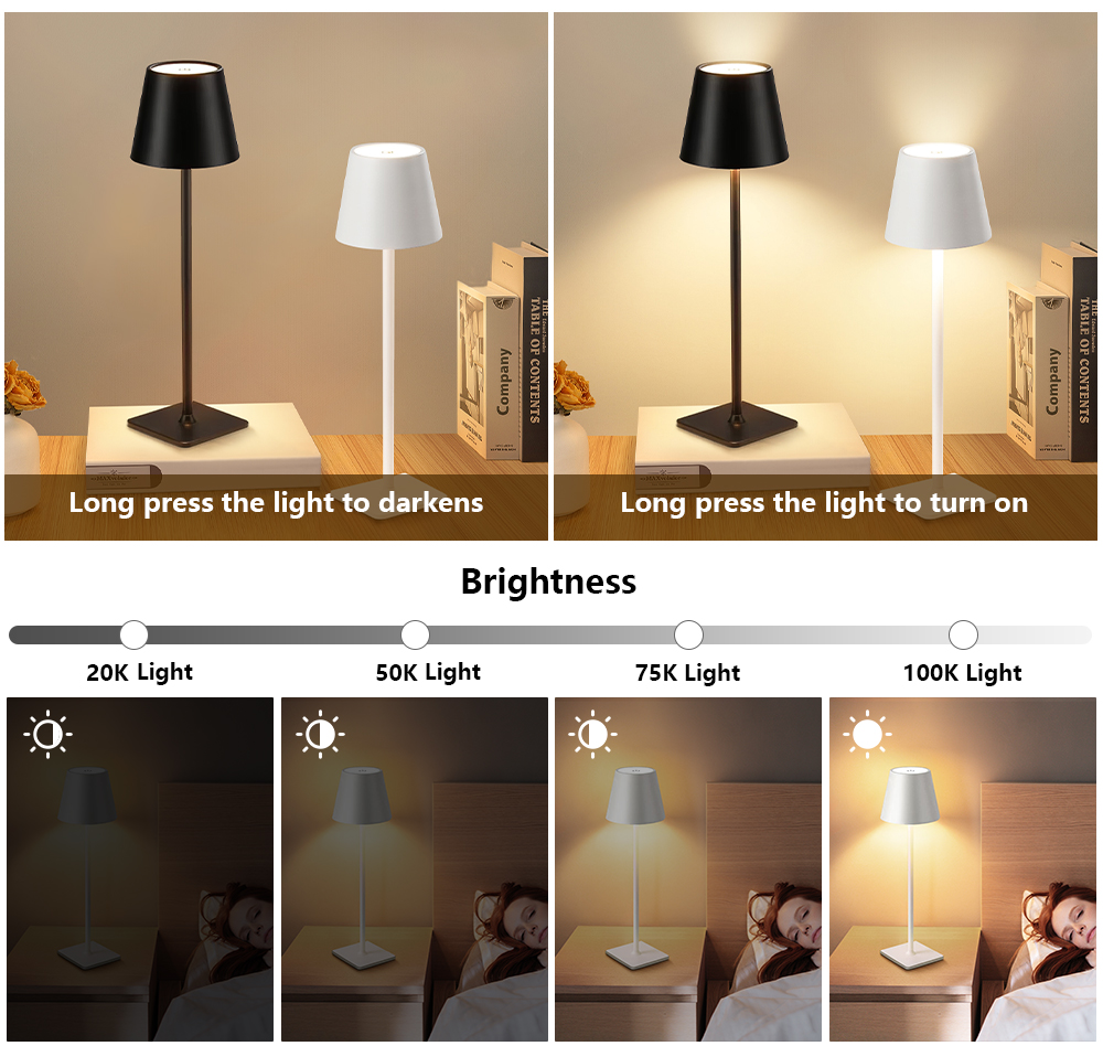 Lampe de bureau LED rechargeab - Lighting Decor Bedroom avis et prix