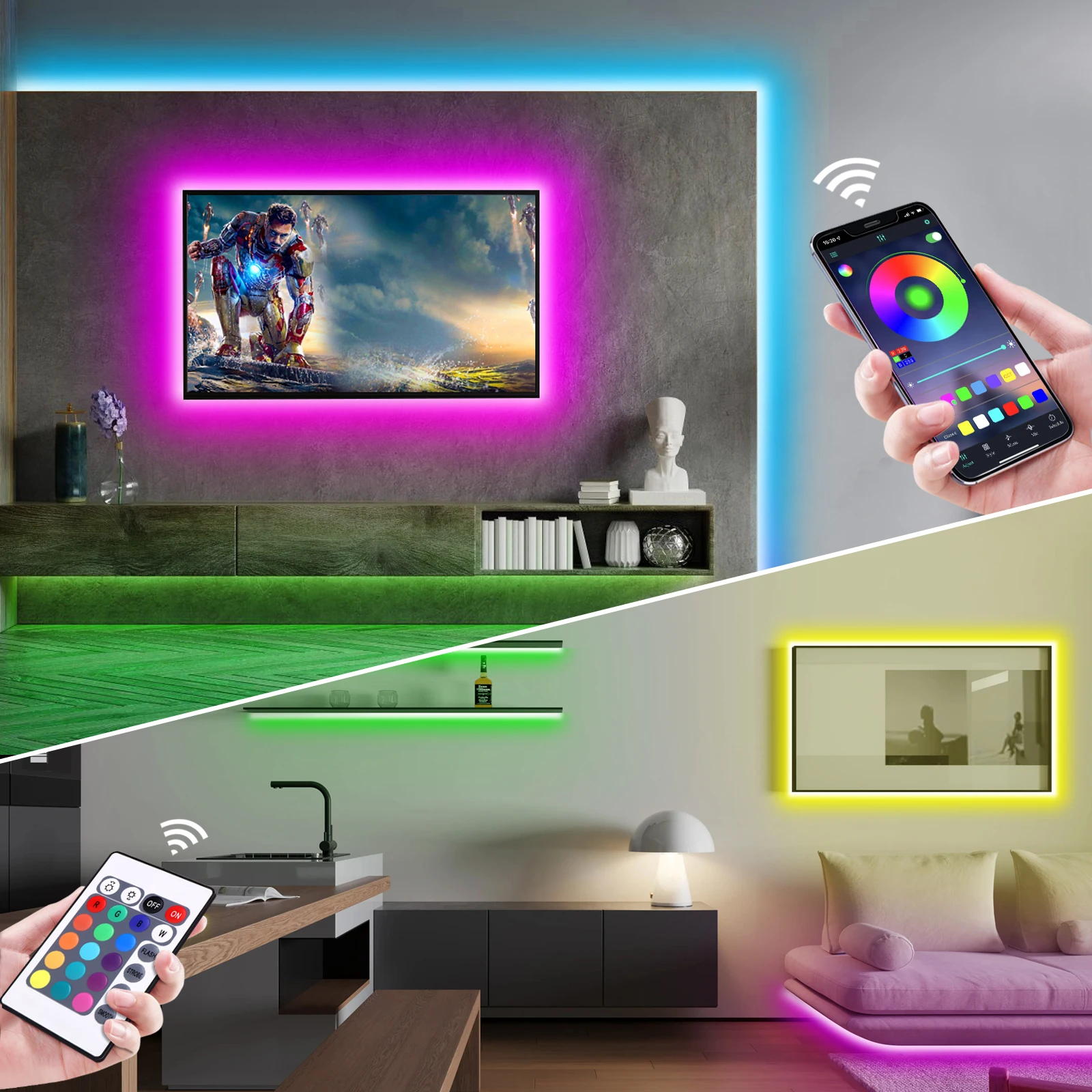 Bande lumineuse LED néon RGB,  - Home Lighting And Decor avis et prix